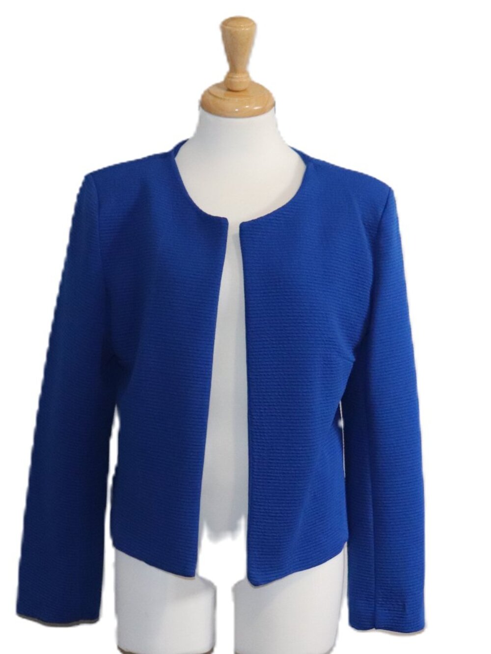 Lungo L'arno Women's Blue Open-Front Blazer